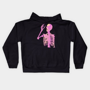 Gradient Skeleton Kids Hoodie